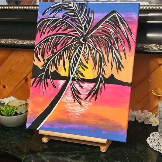 Sunset Palm