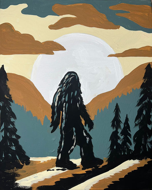 Sasquatch in the Mountains