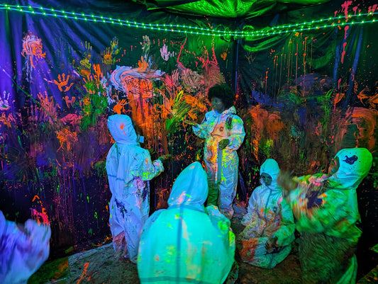 Paint Splatter Room Experience